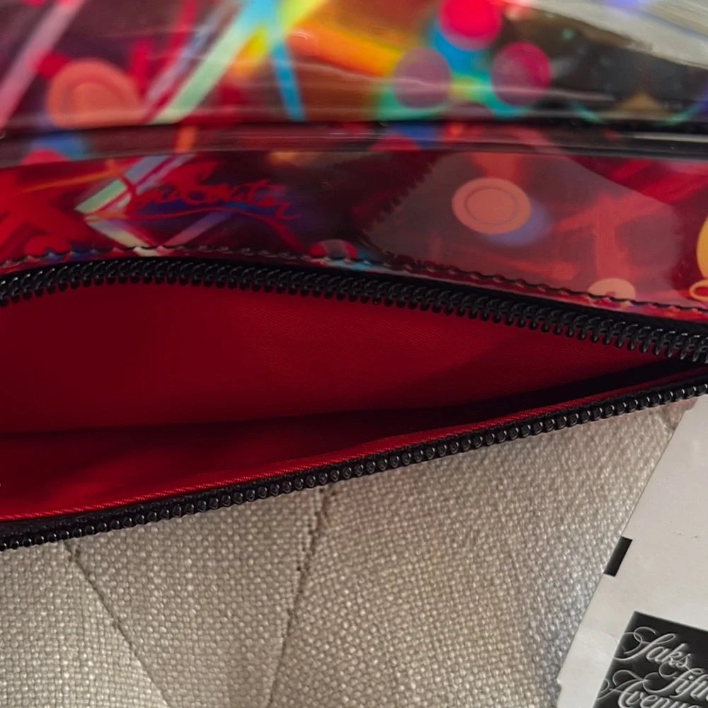 Authentic Christian Louboutin Multicolor Toiletry Bag - Picture 8 of 12